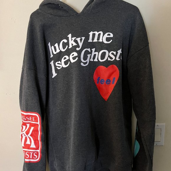 'Lucky Me I See Ghosts' Kanye Replica Hoodie - Picture 1 of 2